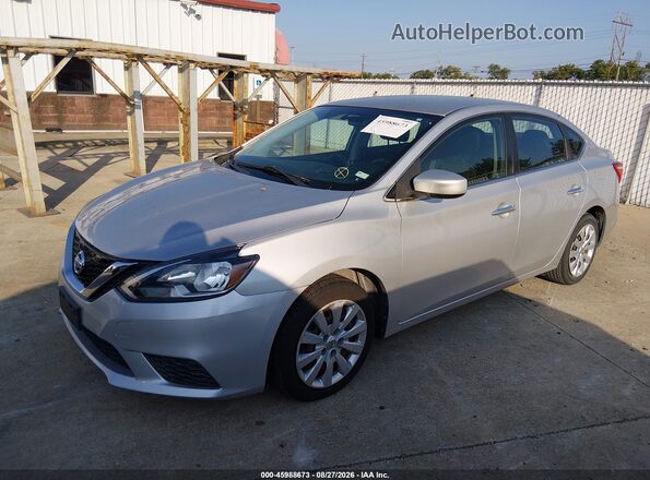 3N1AB7AP8HY328581 2017 NISSAN SENTRA Gray Vista tres cuartos delantera izquierda