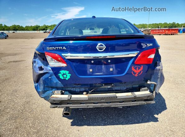 3N1AB7AP8HY330296 2017 NISSAN SENTRA Синий Вид сзади