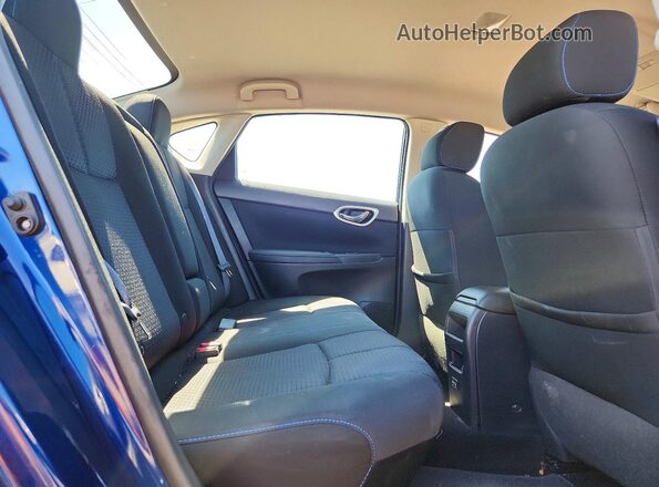 3N1AB7AP8HY330296 2017 NISSAN SENTRA Синий Вид задних сидений