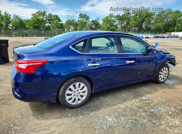 3N1AB7AP8HY334848 2017 NISSAN SENTRA Blue Rear right