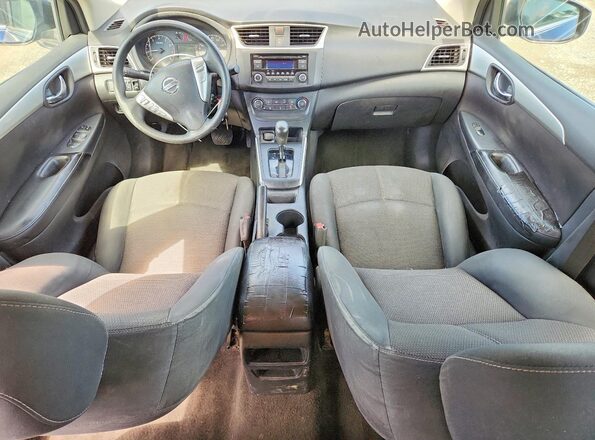 3N1AB7AP8HY334848 2017 NISSAN SENTRA Blue Dashboard view