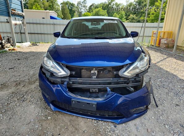 3N1AB7AP8HY344912 2017 NISSAN SENTRA Blue Դիմացի տեսք