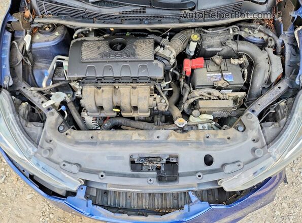3N1AB7AP8HY344912 2017 NISSAN SENTRA Blue Սալոնի հետևի տեսք