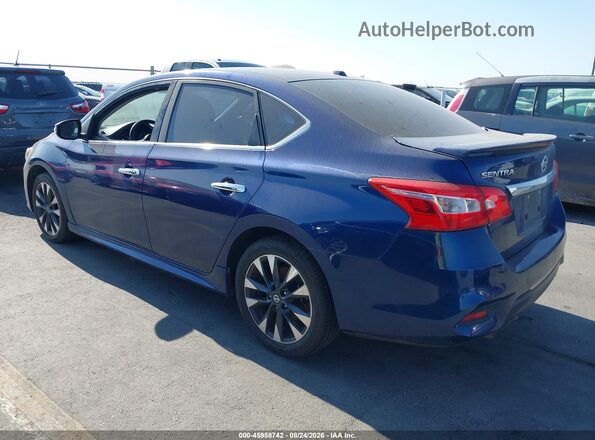 3N1AB7AP8HY351990 2017 NISSAN SENTRA Dark Blue Задня ліва чверть