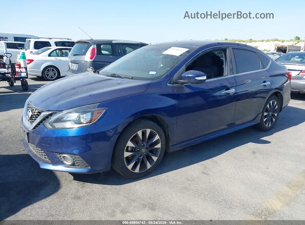 3N1AB7AP8HY351990 2017 NISSAN SENTRA Dark Blue Передня ліва чверть