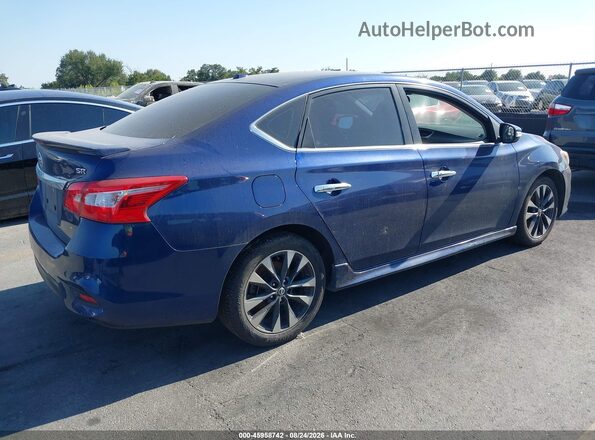 3N1AB7AP8HY351990 2017 NISSAN SENTRA Dark Blue Задня права чверть
