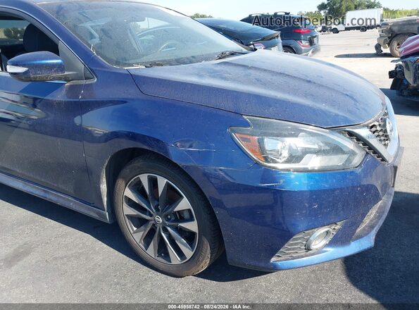 3N1AB7AP8HY351990 2017 NISSAN SENTRA Dark Blue Вид спереду