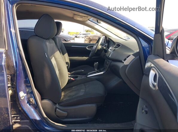 3N1AB7AP8HY351990 2017 NISSAN SENTRA Dark Blue Вид салону спереду