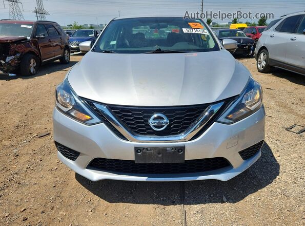 3N1AB7AP8HY352413 2017 NISSAN SENTRA Silver Вид спереду