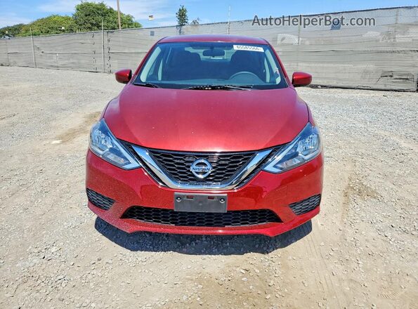 3N1AB7AP8HY356204 2017 NISSAN SENTRA Red Vista frontal
