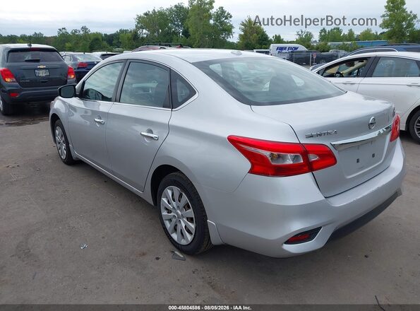 3N1AB7AP8HY370099 2017 NISSAN SENTRA Silver Tył lewy