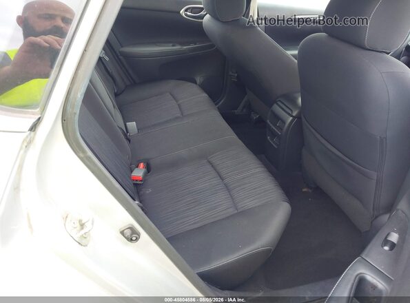 3N1AB7AP8HY370099 2017 NISSAN SENTRA Silver Widok naklejki z numerem VIN