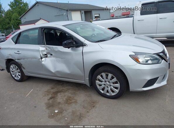 3N1AB7AP8HY370099 2017 NISSAN SENTRA Silver Widok wnętrza 360 stopni
