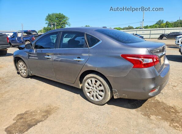 3N1AB7AP8HY372323 2017 NISSAN SENTRA Серый Задняя левая четверть