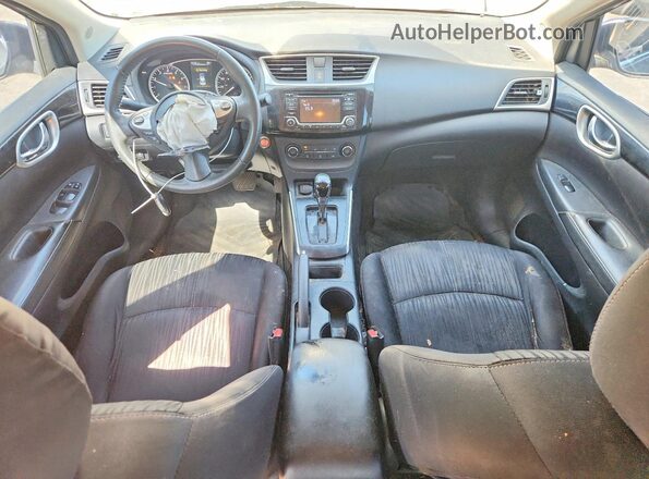 3N1AB7AP8HY372323 2017 NISSAN SENTRA Серый Вид панели приборов