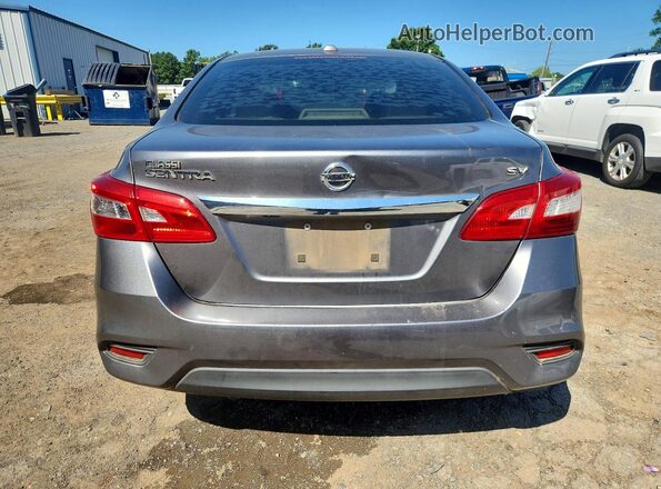 3N1AB7AP8HY372323 2017 NISSAN SENTRA Серый Вид сзади