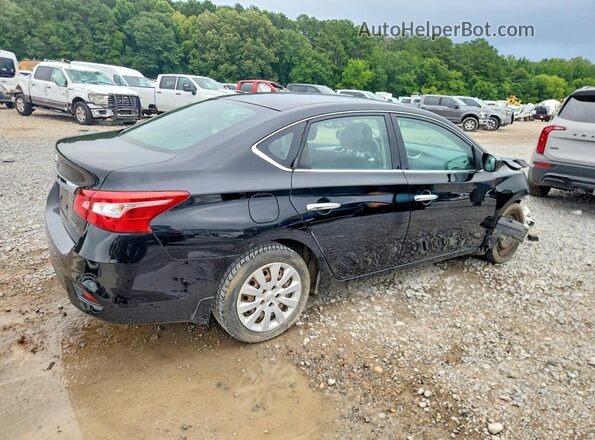 3N1AB7AP8HY376260 2017 NISSAN SENTRA Black Задня права чверть