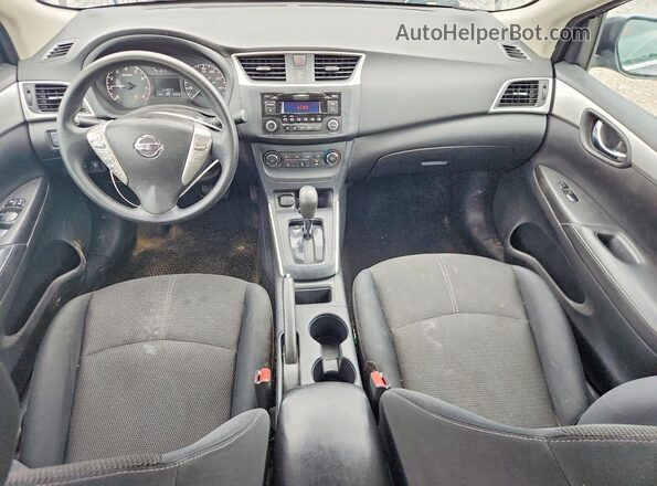 3N1AB7AP8HY376260 2017 NISSAN SENTRA Black Вид панелі приладів