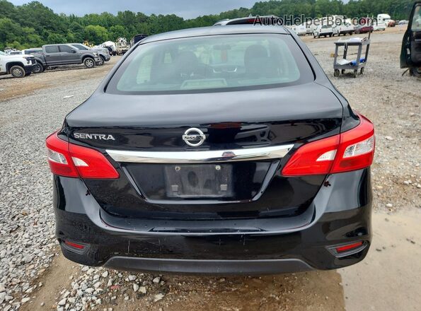 3N1AB7AP8HY376260 2017 NISSAN SENTRA Black Вид ззаду