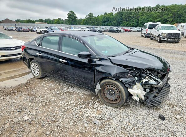 3N1AB7AP8HY376260 2017 NISSAN SENTRA Black Передня права чверть