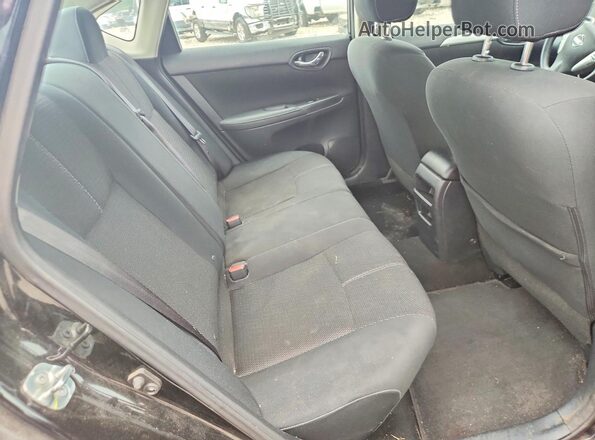 3N1AB7AP8HY376260 2017 NISSAN SENTRA Black Вид задніх сидінь