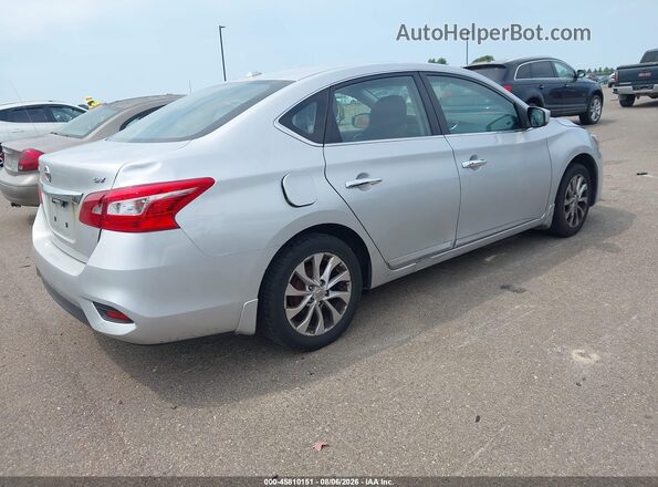 3N1AB7AP8HY379319 2017 NISSAN SENTRA Silver Trasero derecho