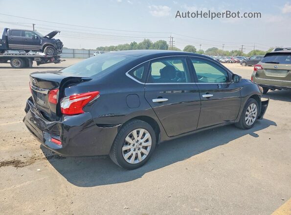 3N1AB7AP8HY391499 2017 NISSAN SENTRA Черный Задняя правая четверть