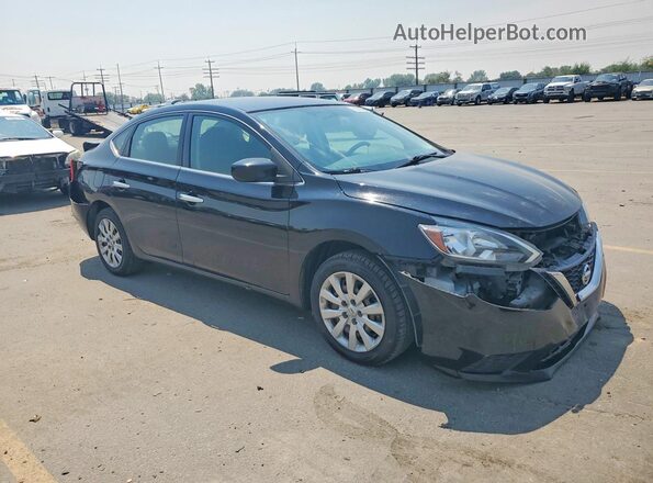3N1AB7AP8HY391499 2017 NISSAN SENTRA Черный Передняя правая четверть