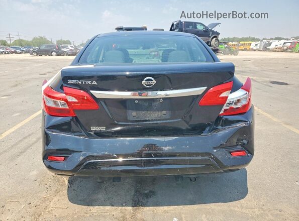 3N1AB7AP8HY391499 2017 NISSAN SENTRA Черный Вид сзади
