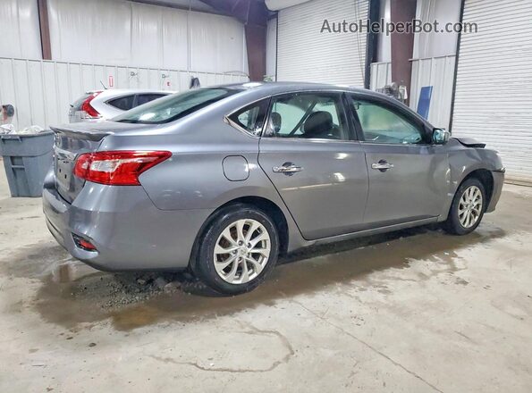 3N1AB7AP8HY399876 2017 NISSAN SENTRA Gray Задня права чверть
