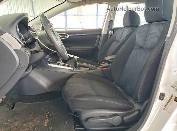 3N1AB7AP8HY400654 2017 NISSAN SENTRA White წინა სალონის ხედი