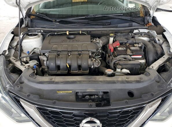3N1AB7AP8HY400654 2017 NISSAN SENTRA White უკანა სალონის ხედი