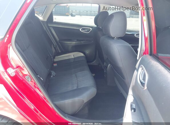 3N1AB7AP8JL617074 2018 NISSAN SENTRA Red Вид наклейки з VIN-кодом