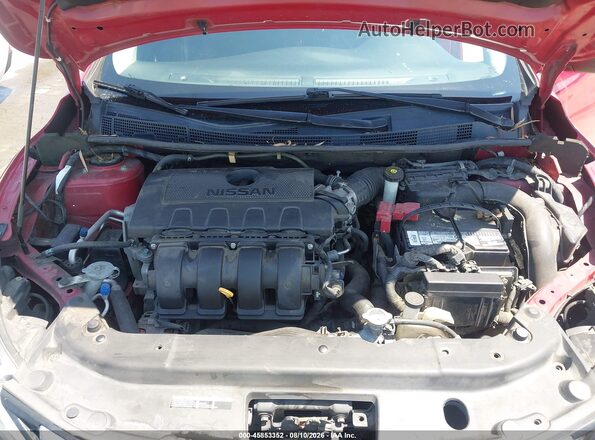 3N1AB7AP8JL617074 2018 NISSAN SENTRA Red Вид ззаду