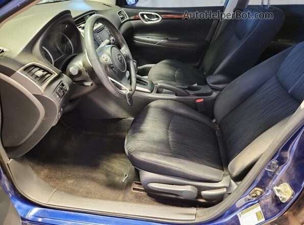 3N1AB7AP8JL635803 2018 NISSAN SENTRA Blue Սալոնի դիմացի տեսք