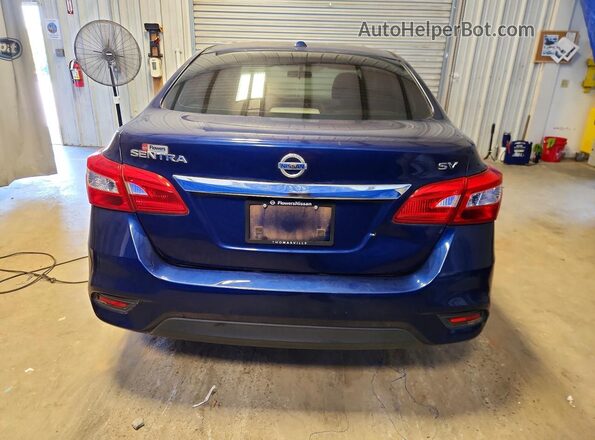 3N1AB7AP8JL635803 2018 NISSAN SENTRA Blue Հետևի տեսք