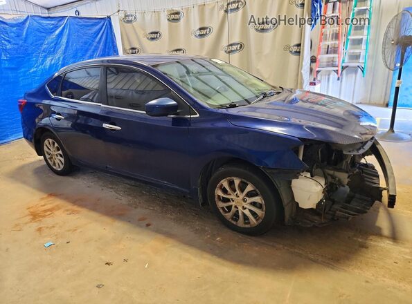 3N1AB7AP8JL635803 2018 NISSAN SENTRA Blue Առջևի աջ
