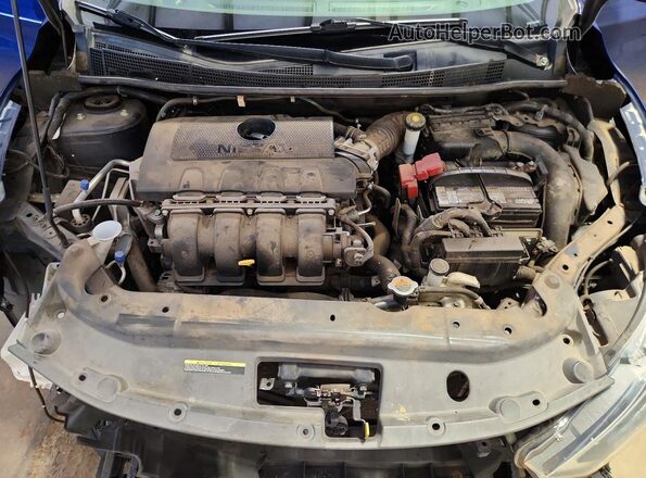 3N1AB7AP8JL635803 2018 NISSAN SENTRA Blue Սալոնի հետևի տեսք