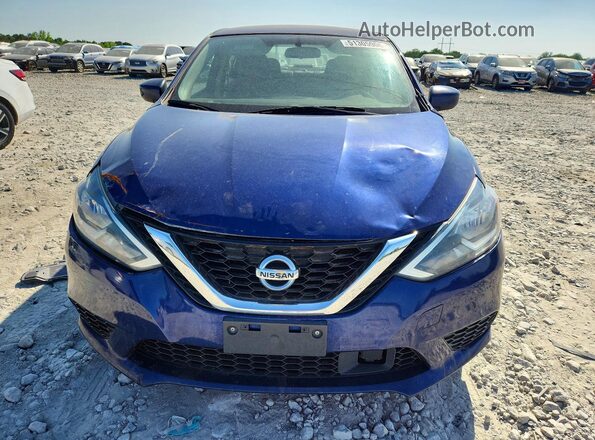 3N1AB7AP8JL655789 2018 NISSAN SENTRA Blue Front view