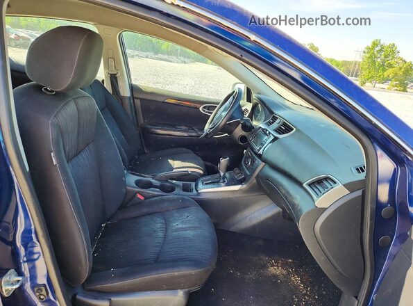 3N1AB7AP8JL655789 2018 NISSAN SENTRA Blue Front interior view