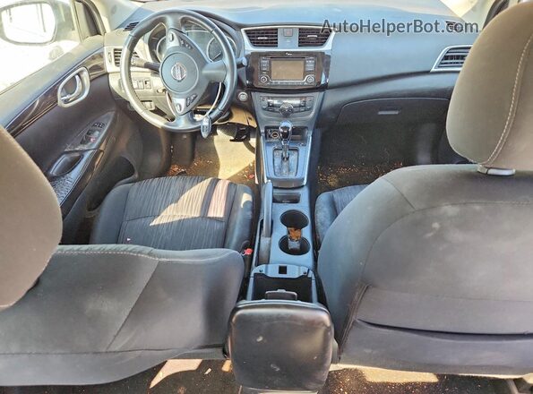 3N1AB7AP8JL655789 2018 NISSAN SENTRA Blue Dashboard view