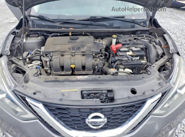 3N1AB7AP8JY207829 2018 NISSAN SENTRA Gray Widok wnętrza z tyłu