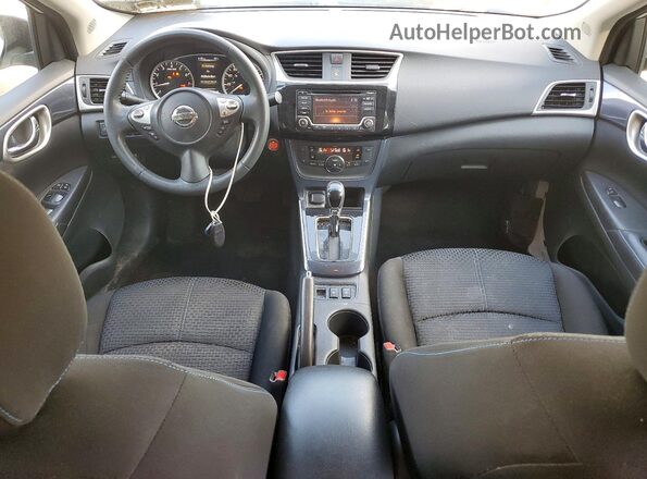 3N1AB7AP8JY211427 2018 NISSAN SENTRA White Вид панелі приладів