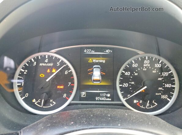 3N1AB7AP8JY211427 2018 NISSAN SENTRA White Вид щитка приладів