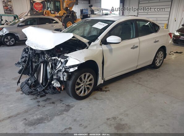 3N1AB7AP8JY218944 2018 NISSAN SENTRA White Przód lewy