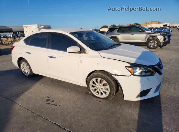 3N1AB7AP8JY240295 2018 NISSAN SENTRA White Front right