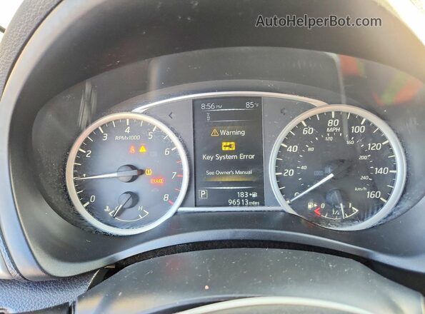 3N1AB7AP8JY240295 2018 NISSAN SENTRA White Instrument cluster view