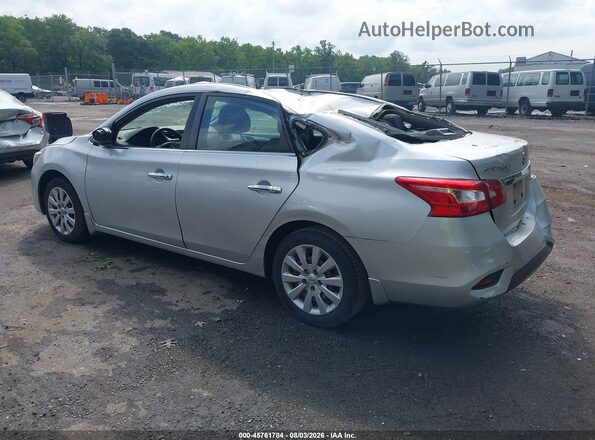 3N1AB7AP8JY268338 2018 NISSAN SENTRA Silver Rear left