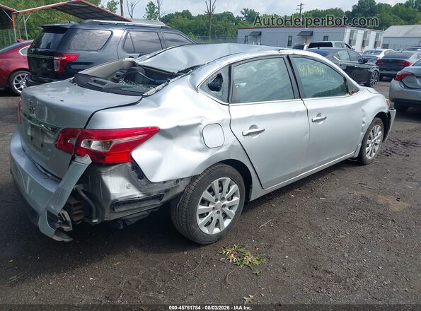 3N1AB7AP8JY268338 2018 NISSAN SENTRA Silver Rear right