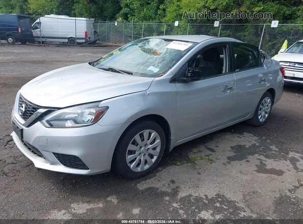 3N1AB7AP8JY268338 2018 NISSAN SENTRA Silver Front left